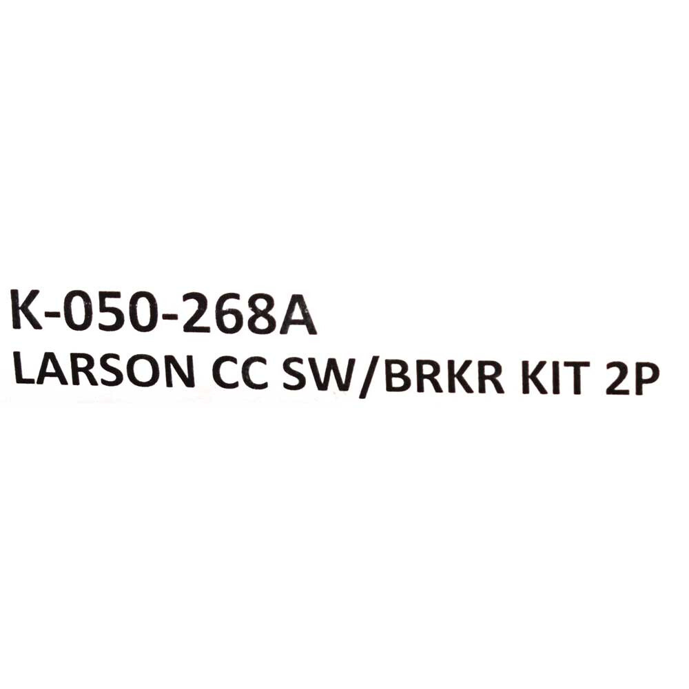 Larson Boat Switch Panel Kit K-050-268A | Center Console Brushed (2PC)