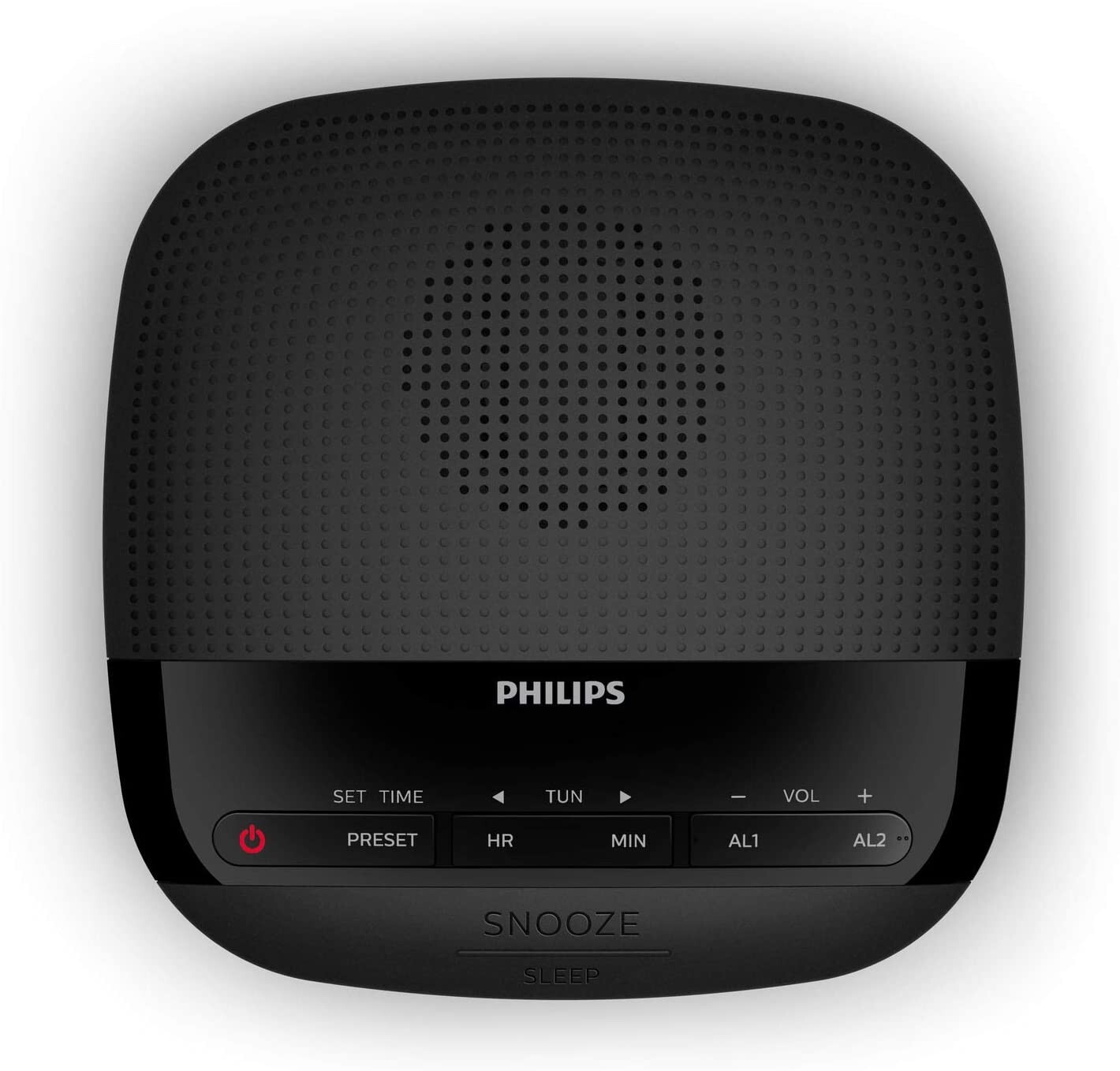 Philips Audio TAR3205 LED Clock Radio with FM Digital Radio and Dual Alarm