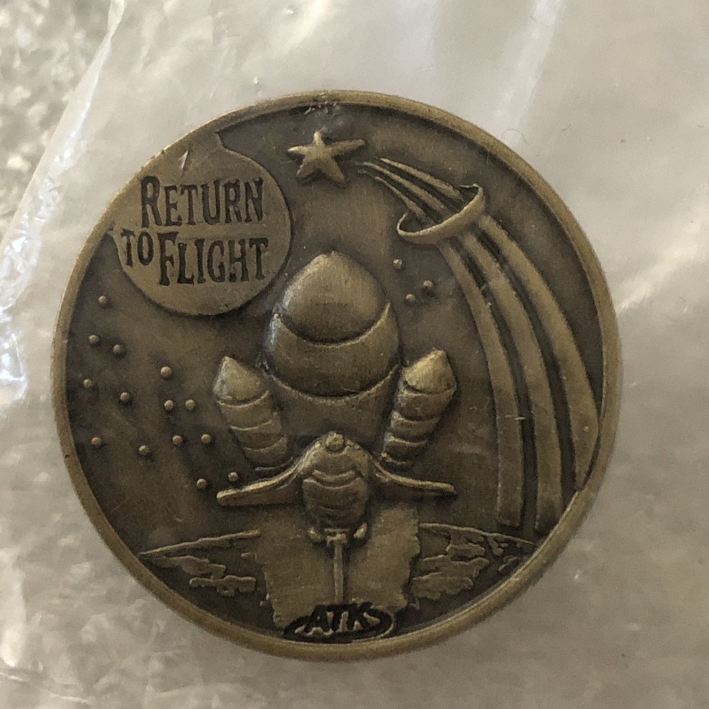 NASA Space Shuttle Lapel Pin Space Shuttle Returns to Flight 1in diameter