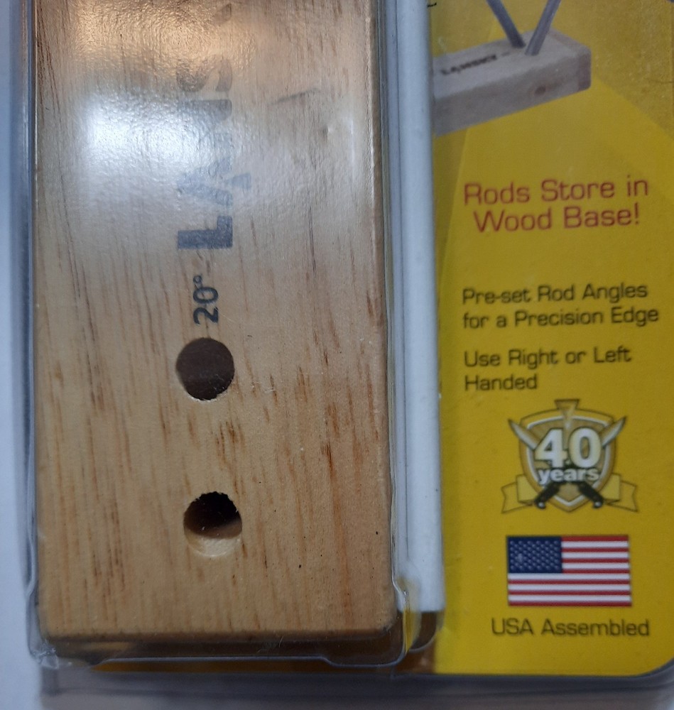 Lansky 4-Rod Diamond/Ceramic Turn Box Knife Sharpener Medium/Fine Grit TB-2D2C