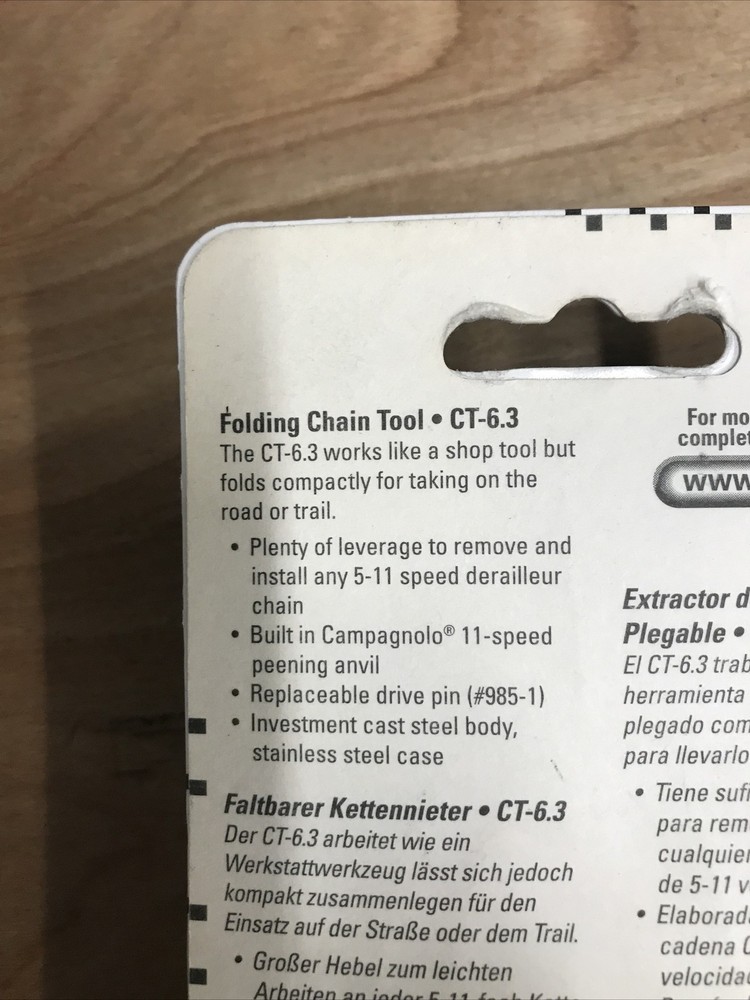 Park Tool CT-6.3 Chain Tool