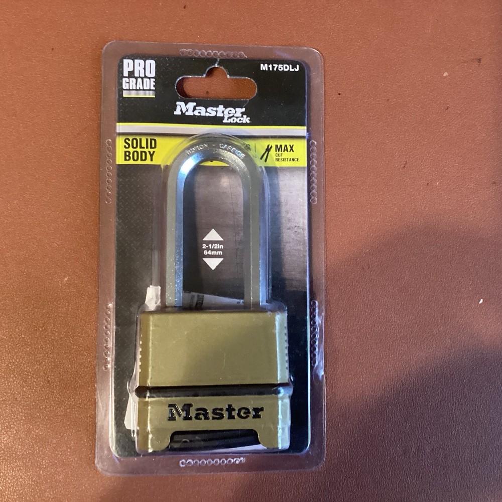 Master Pro Grade Resettable Combination Lock # M175DLJ