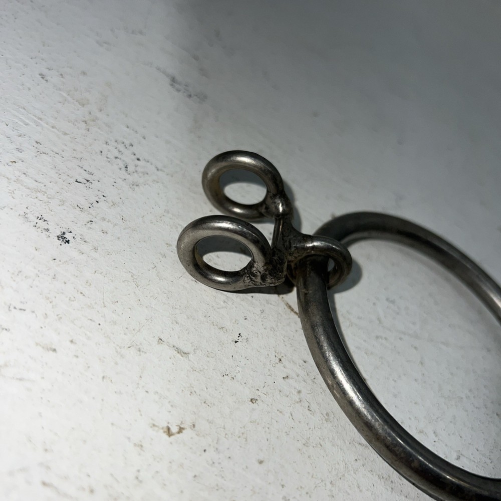New O Ring Snaffle With Draw Rein Hooks LLL-13