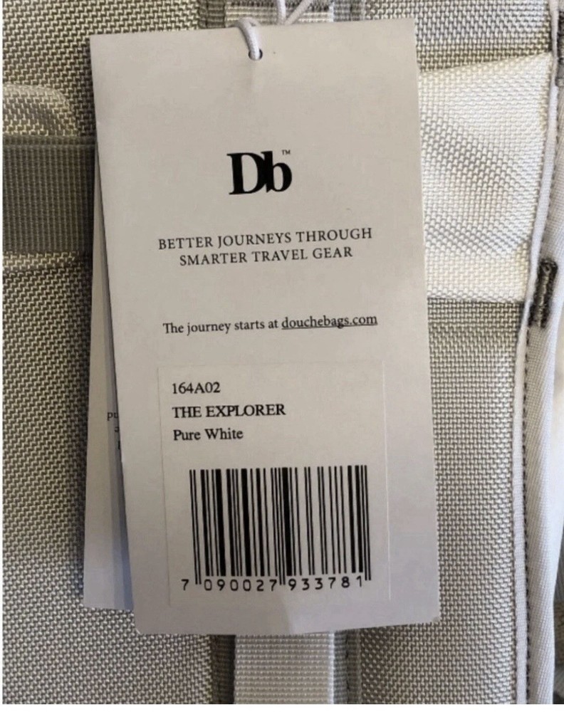 DoucheBag Explore 20L Backpack Great For All Occasions removable Straps ￼