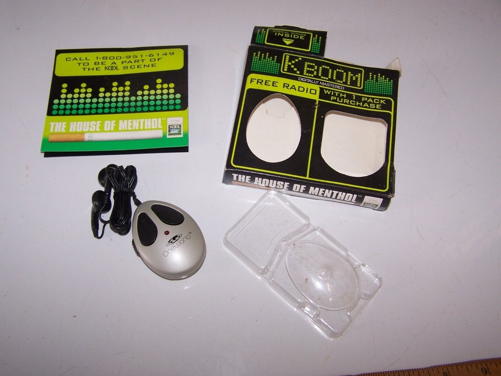 2000 KOOL Cigarette Promo K BOOM RADIO - Untested
