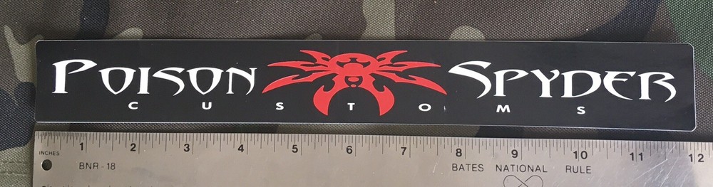 Poison Spyders Customs Logo Sticker