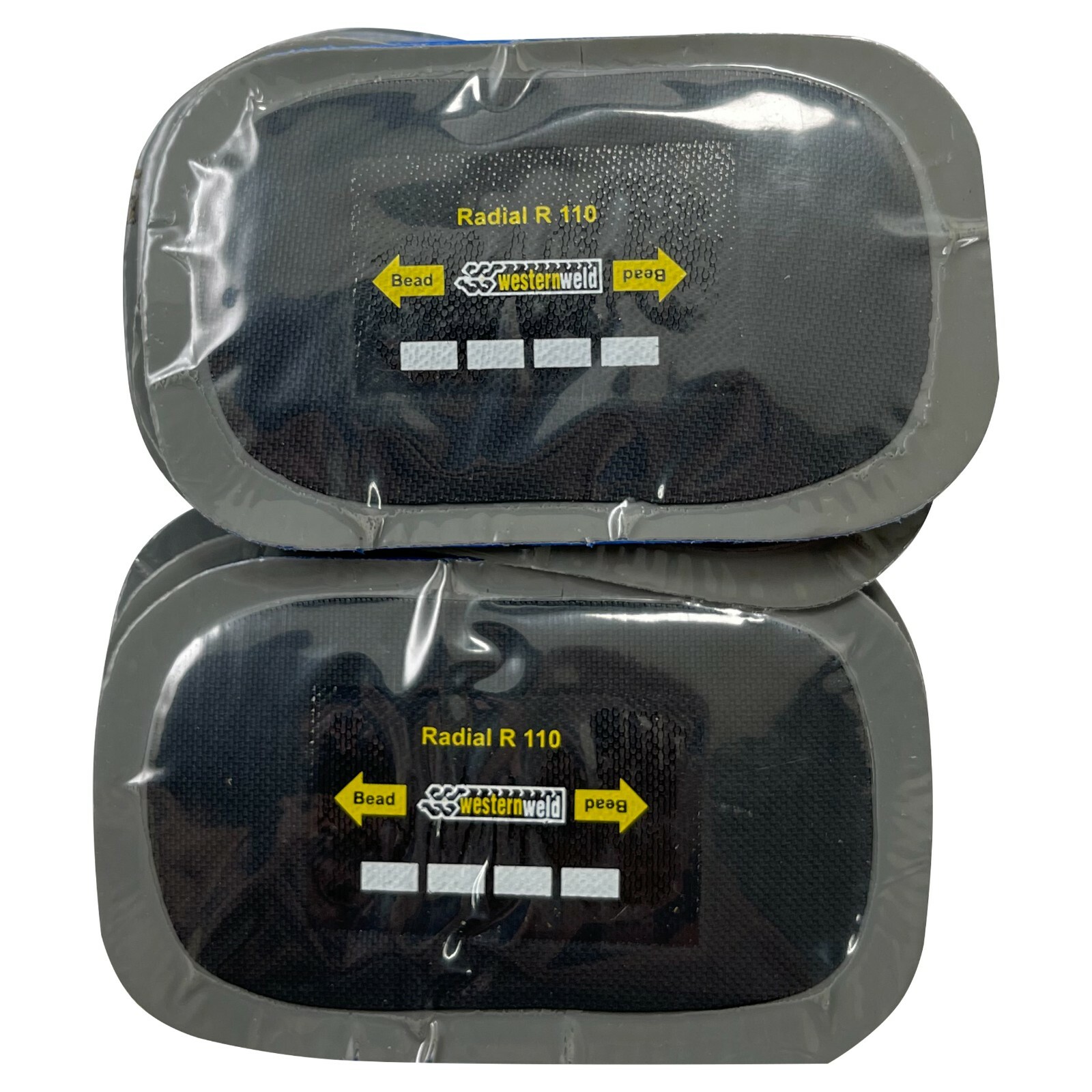 (20) Rectangle 1-3/4" x 3 in Grey Gum Rubber Radial Tire Repair Patch USA