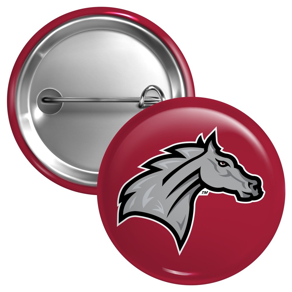 Rider University Broncs Button Pin - 3 Size Options