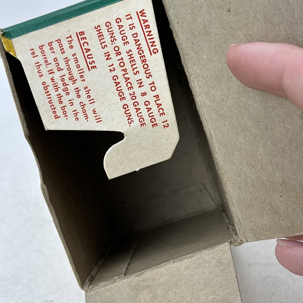EMPTY Vintage Remington Shotgun Shell Box 12ga Target Loads Shells