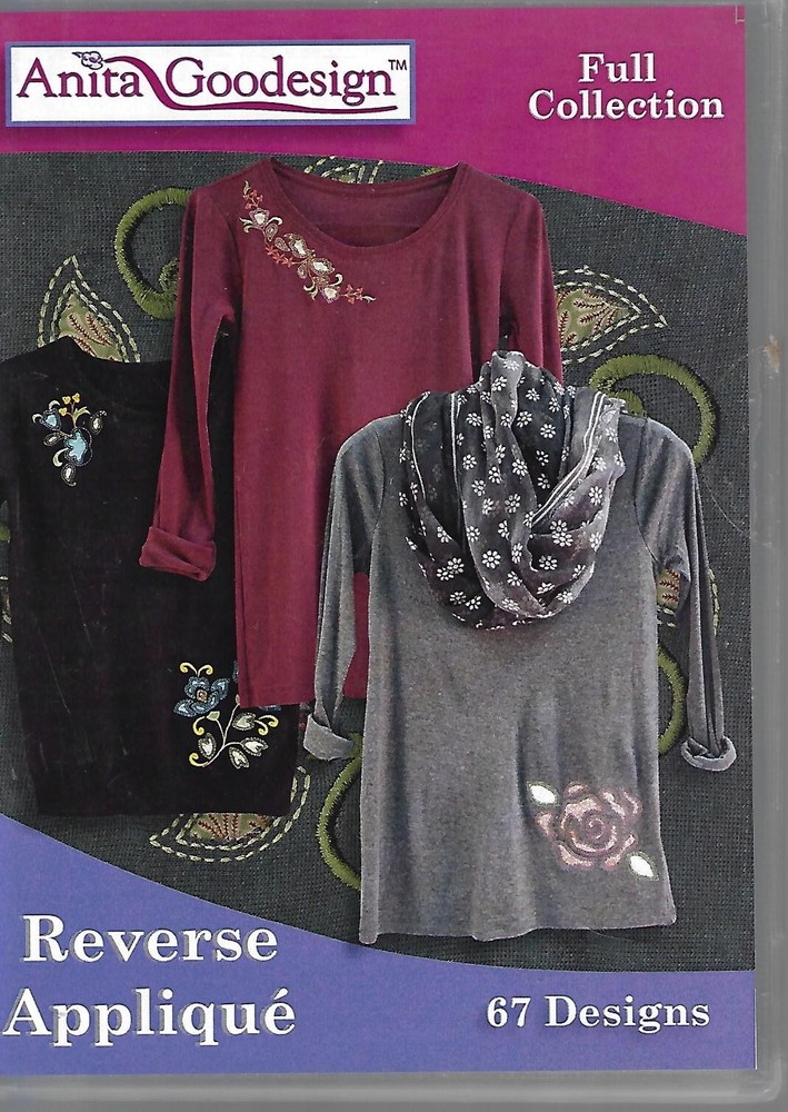 Anita Goodesign Full Collection - Reverse Applique (CD-ROM)