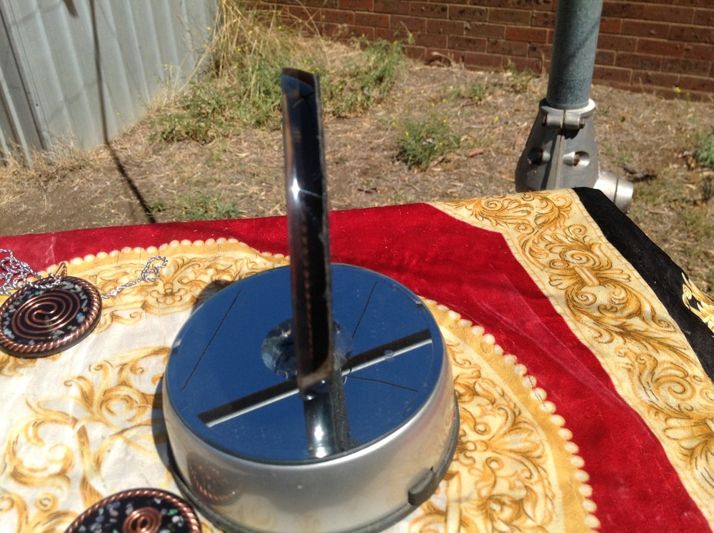 Tensor Ring, Tesla Coil, Shungite w Welo Opal Orgone Water Structuring Coaster.