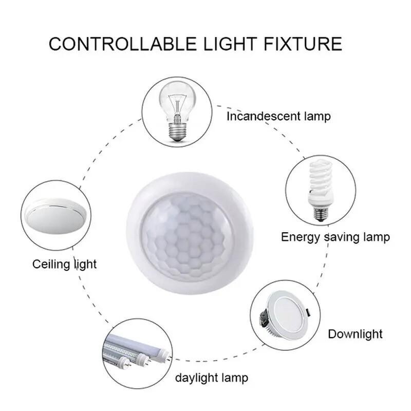 Pir Infrared Motion Sensor Detector Smart Switch Ac 110v Light Lamp Switch Autos