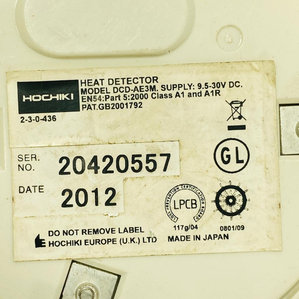 Hochiki DCD-AE3M Heat Detector