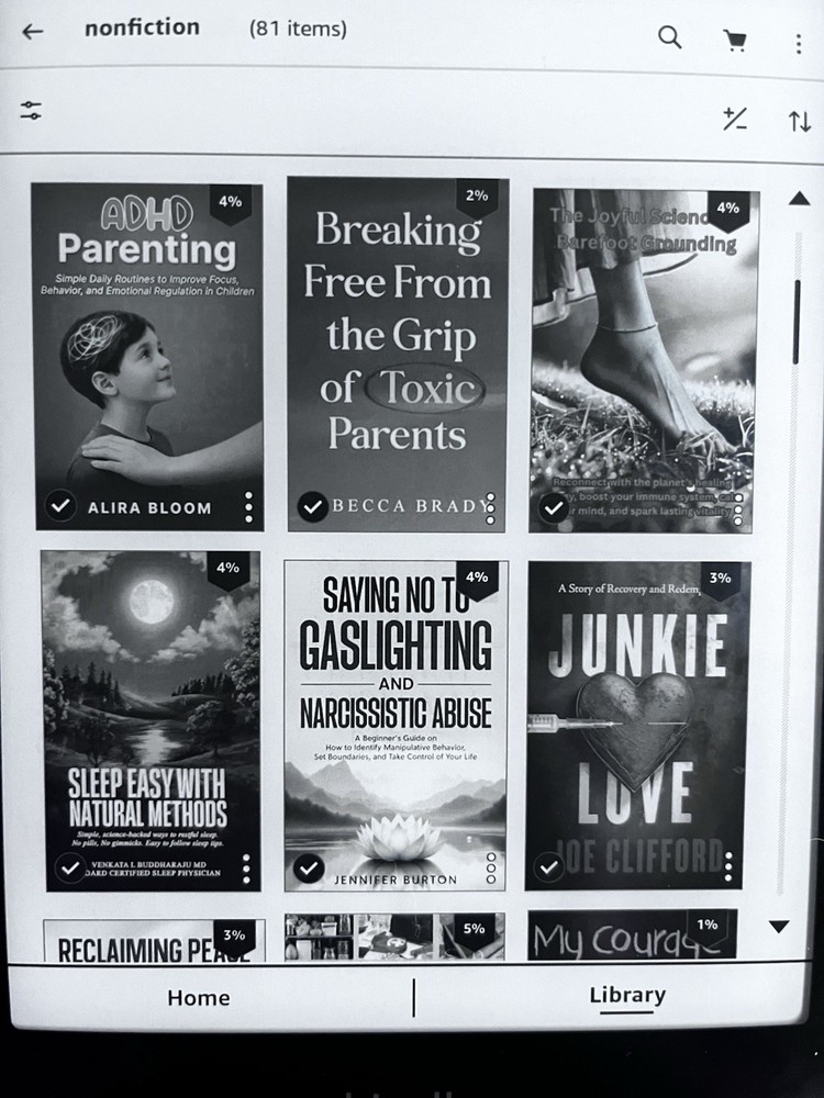 Amazon Kindle eBook Reader 32GB with books bundle