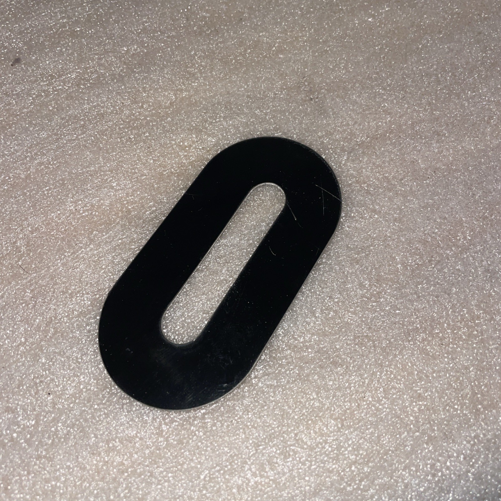 Throttle Linkage Firewall Plate - Hole Cover - Black Aluminum - IMCA NHRA