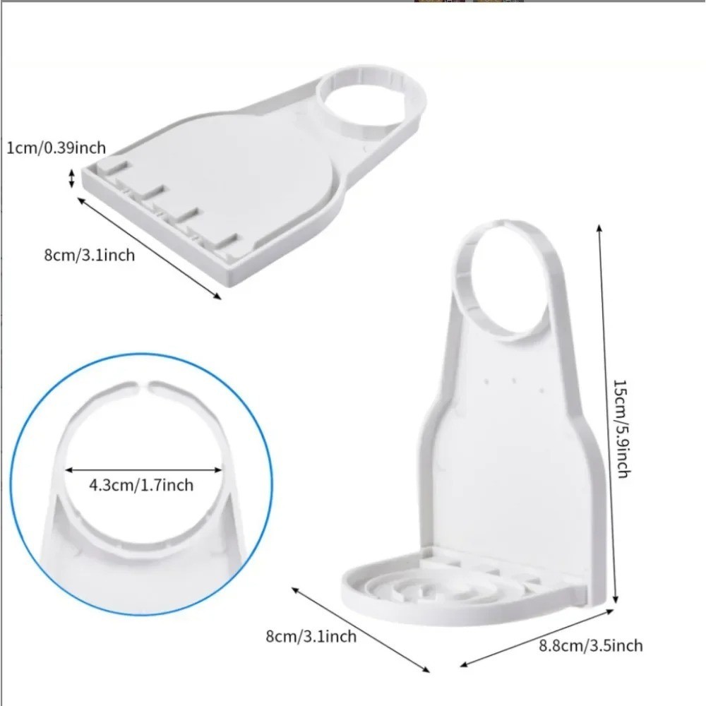 2-Piece Laundry Detergent Cup Holder Drip Catcher Trays for Liquid Detergent