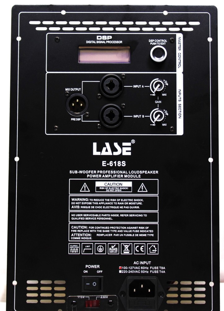 LASE Replacement Amplifier Module for JBL EON-618S Sub-Woofer Powered Speaker