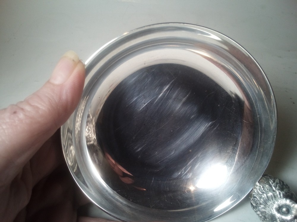 Vintage Reed & Barton Silver Plate Owl Trinket or Candy Bowl Dish