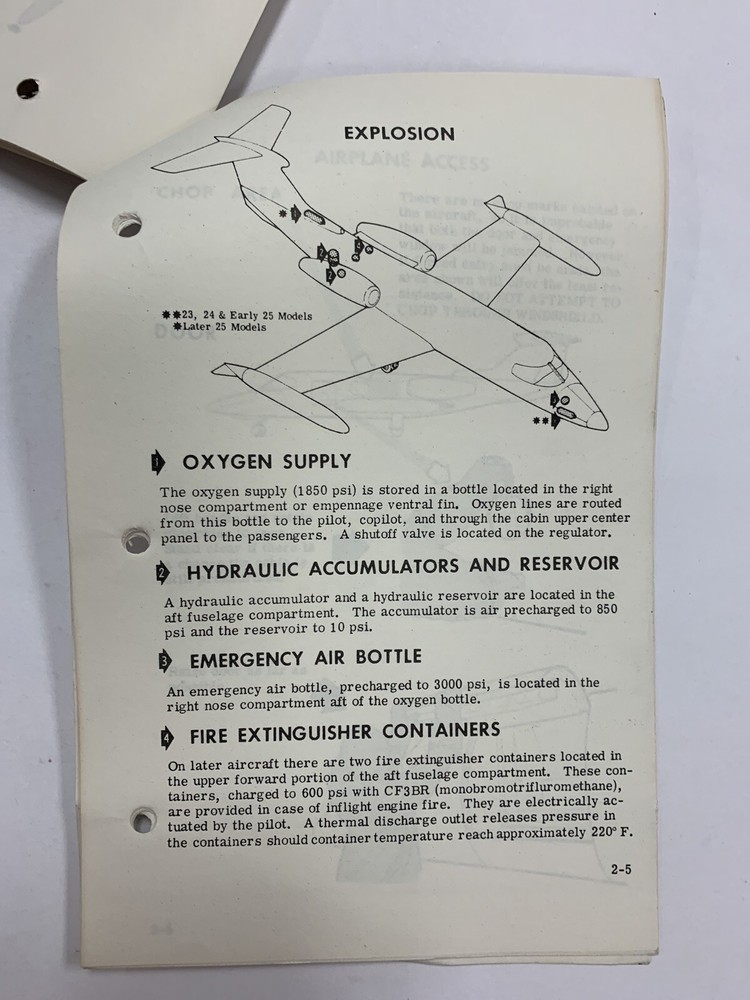 Lear Jet Ground Handling, Servicing and Emergency Information - Copy