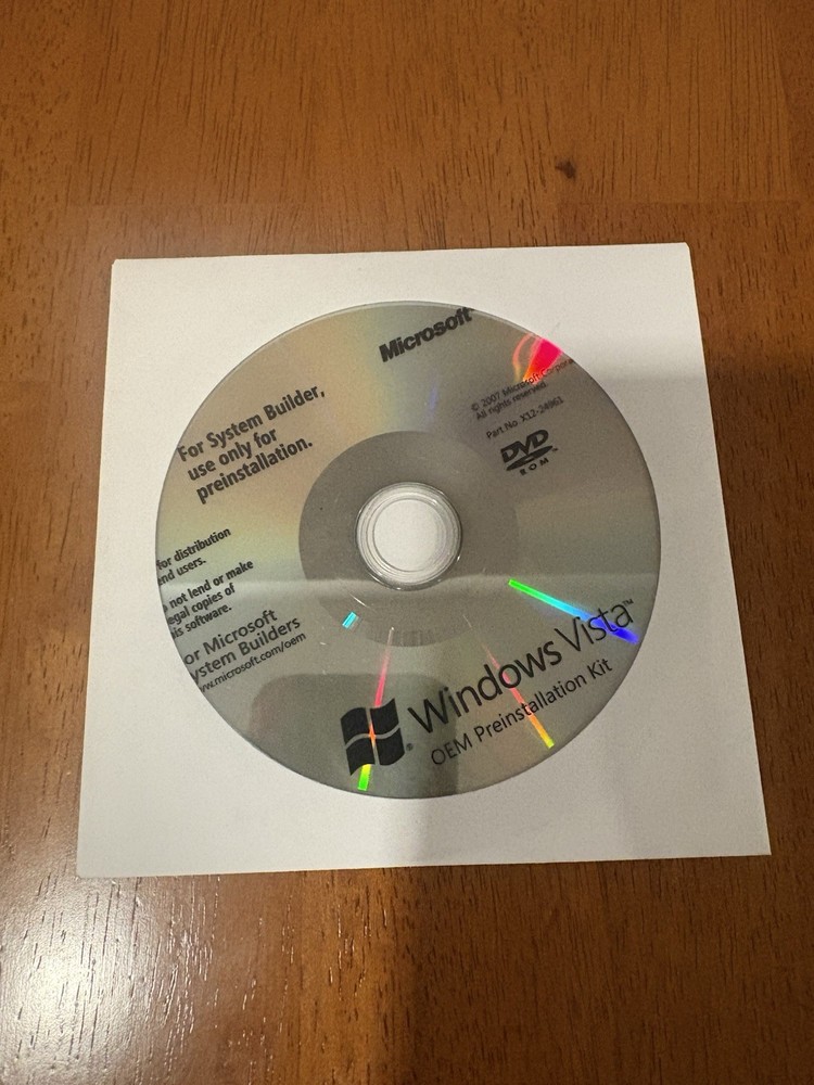 Windows Vista OEM Preinstallation Kit
