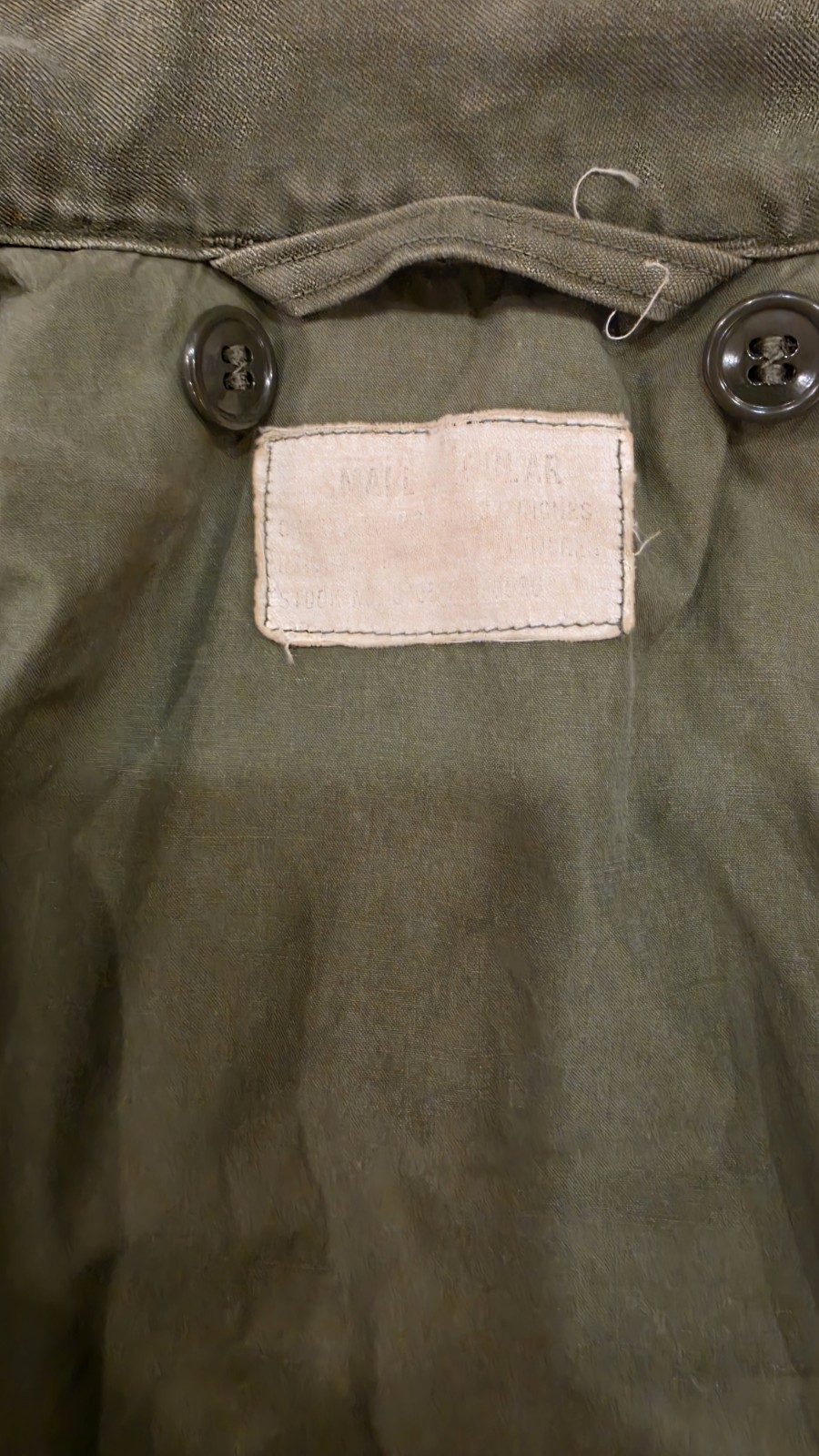 Vintage US Army M-51 Military Field Coat Jacket Korean War Vietnam Era Small Reg