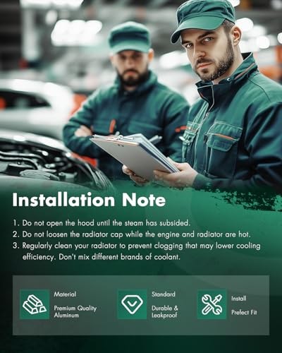 Engine Cooling Radiator Assembly Compatible with Dodge Dakota 2000-2004,