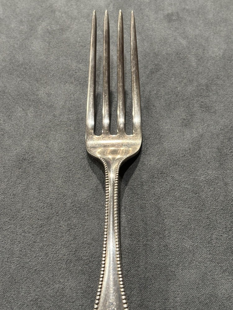 One Gorham Sterling Silver 7" Fork 37.5 Gr. Lancaster W/Mono ML