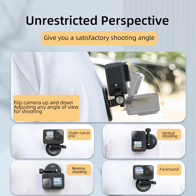 Camera First Person Bracket Neck Mount Vlog Accessory for Insta360/DJI Pocket 3