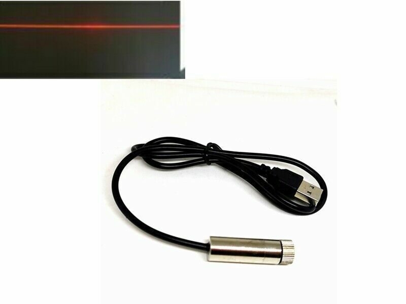 Adjustable 638nm 100mw Dot/Line/Cross Red Laser Module with USB Interface 1240