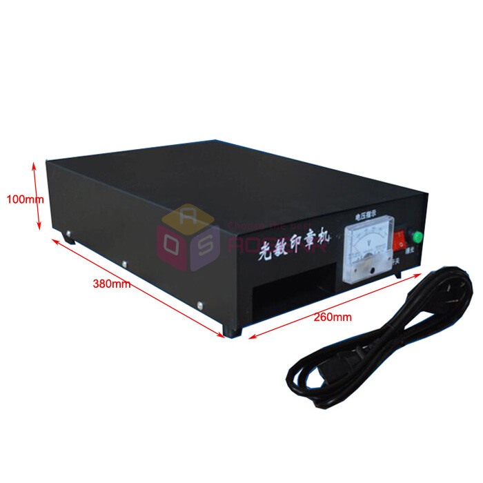 Photosensitive Flash Stamping Making Machine KitSelfinking Make Seal 220V.