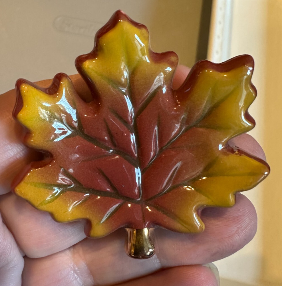 Nora Fleming Mini Fall Maple Leaf Falling For You A290 Autumn Charm