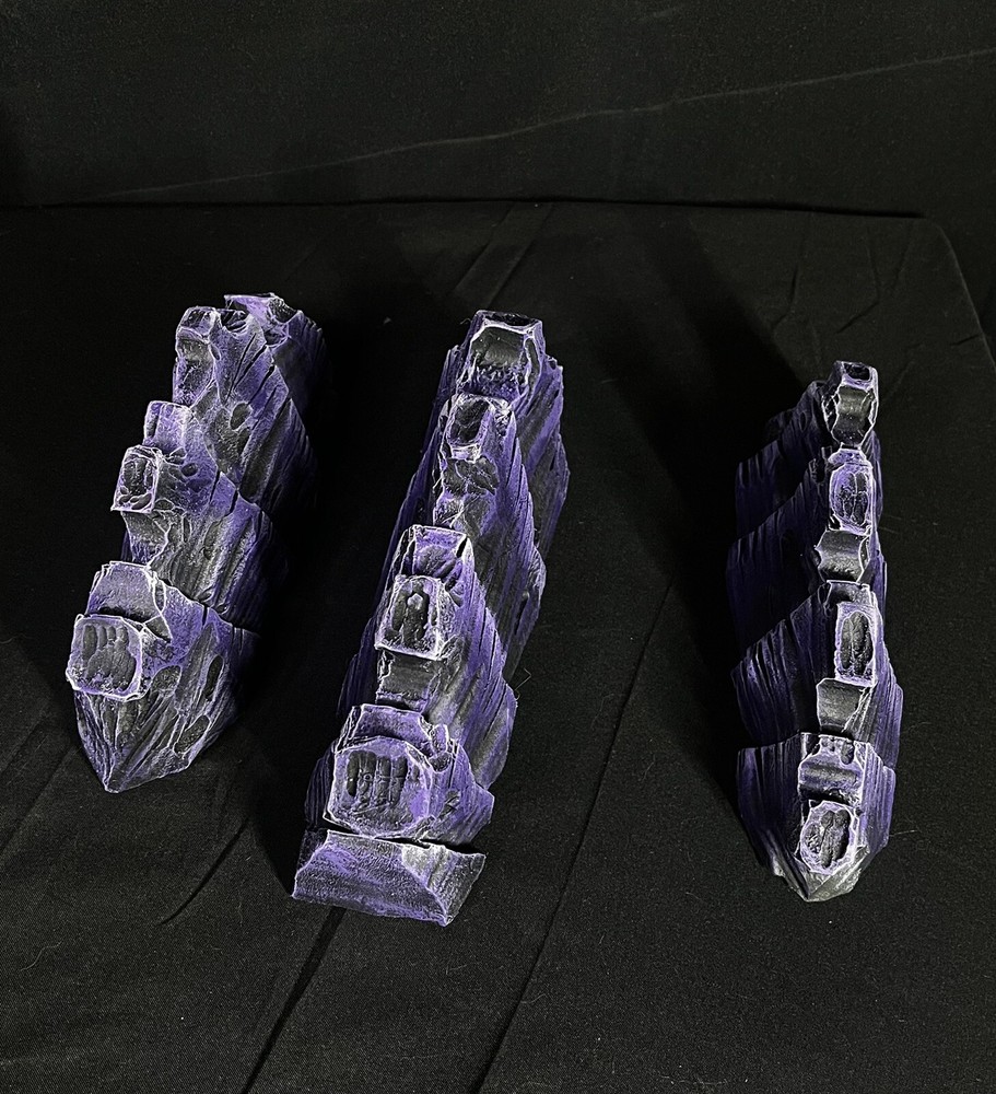 Alien Wargaming Terrain Set Compatible With Warhammer 40K Fully Painted