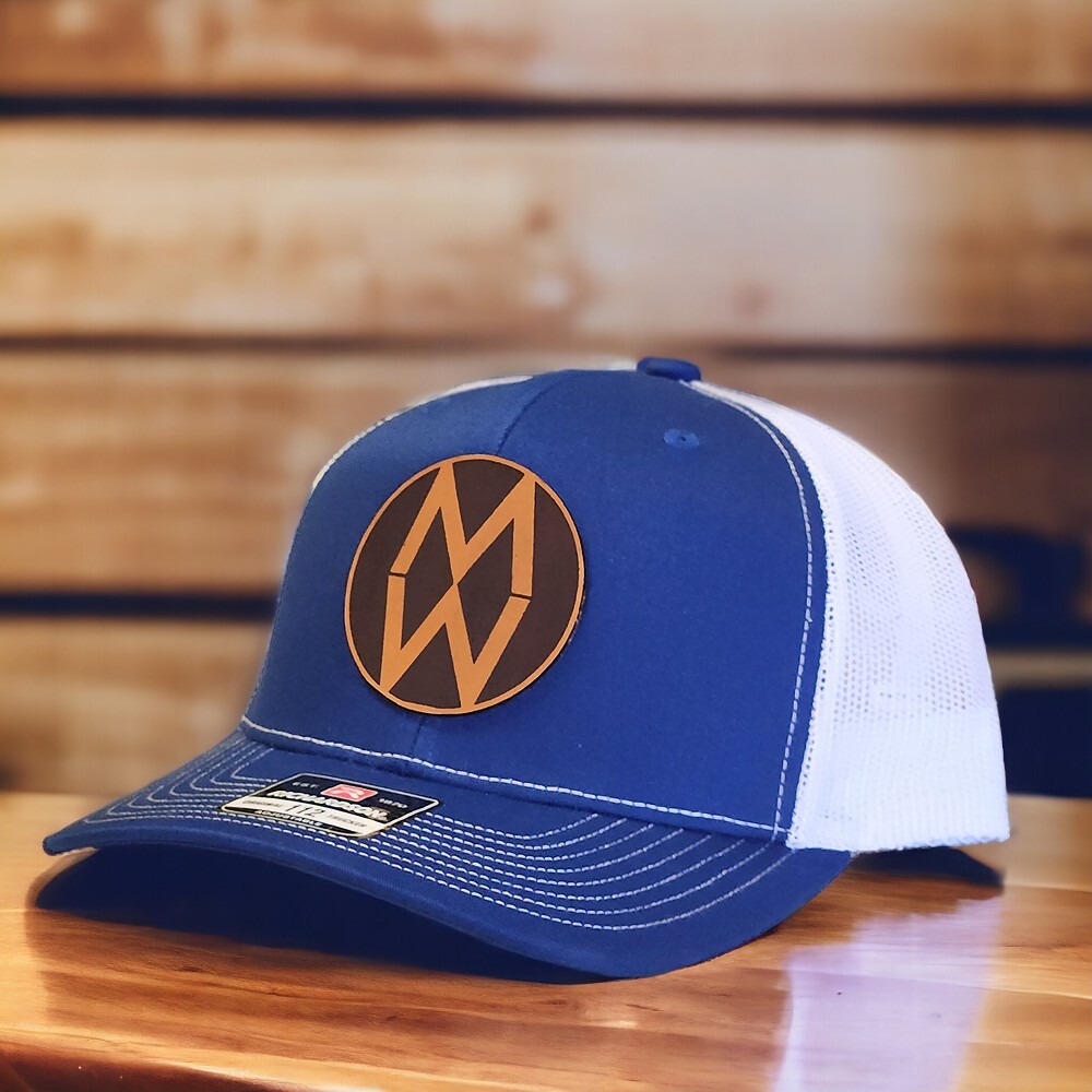 Morgan Wallen Leather Patch Hat, Trucker Hat, Snapback Hat, Richardson 112
