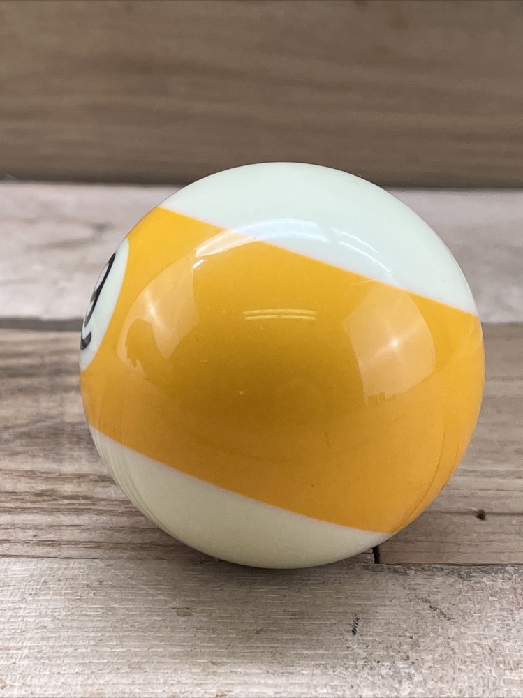 single replacement pool ball 2 1/4 number # 9 Yellow White