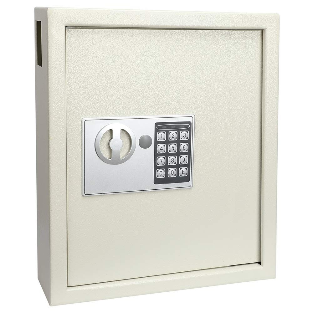 KYODOLED Electronic 40 Key Cabinet Wall Mount,Digital Key Safe Lock Box,Large...