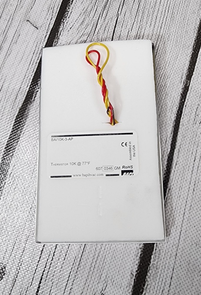 Bapi Temperature Sensor BA/10K-3-AP 10K@77 F Thermistor
