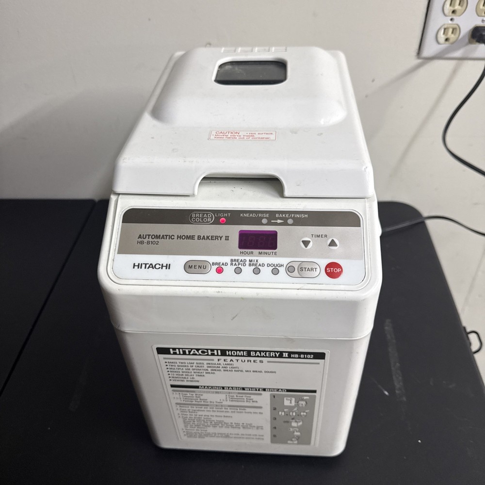 Hitachi Automatic Home Bakery II HB-B102 Home Bakery Bread Machine Bread Maker