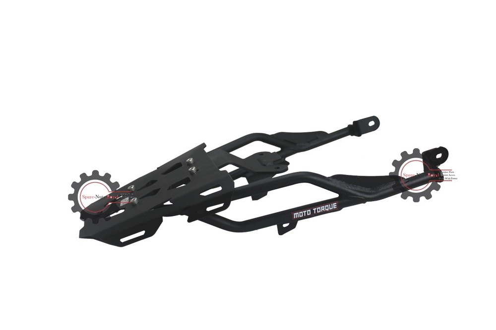 Back Carrier Rack MS "Black Fit For TVS Apache RTX 300"