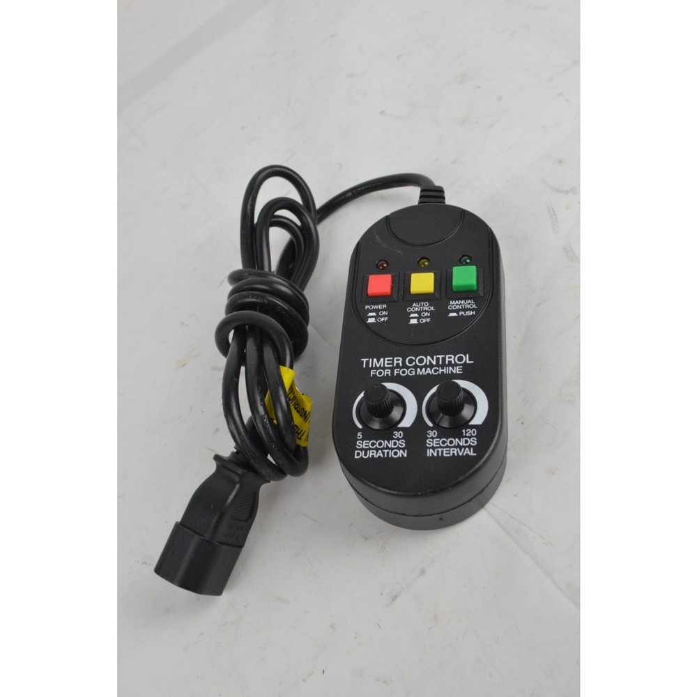 Gemmy Fog Smoke Machine Timer Power Switch Controller Black No. 25254