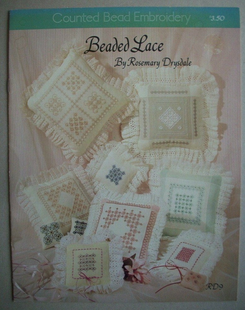 Counted Beaded lace embroidery pattern