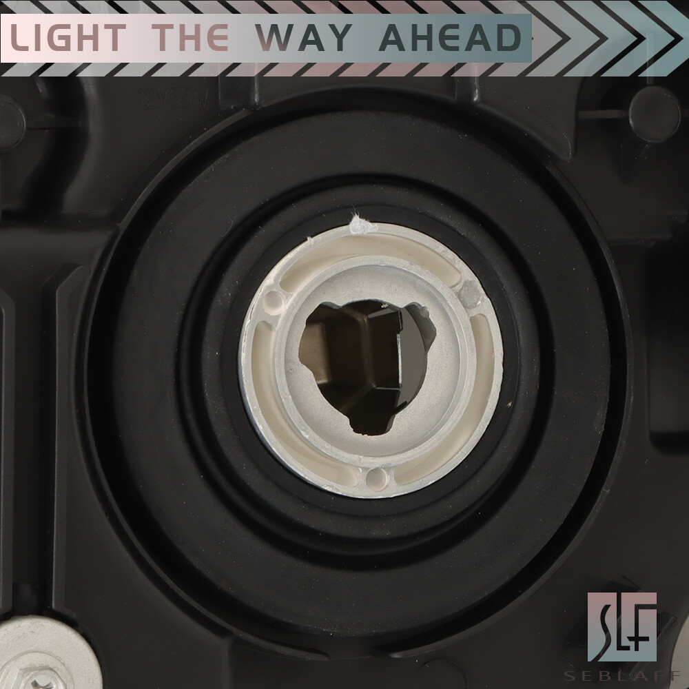 For 2014 2015 2016 Nissan Rogue Headlight Halogen Chrome Clear Left+Right Side