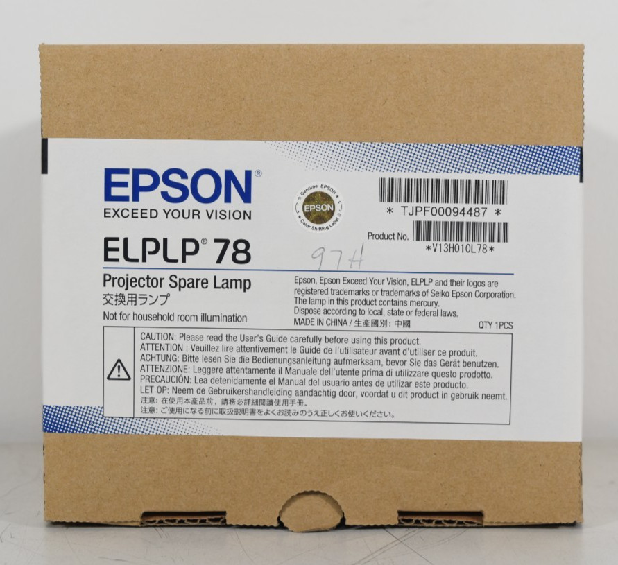 Genuine EPSON ELPLP 78 Projector Lamp New