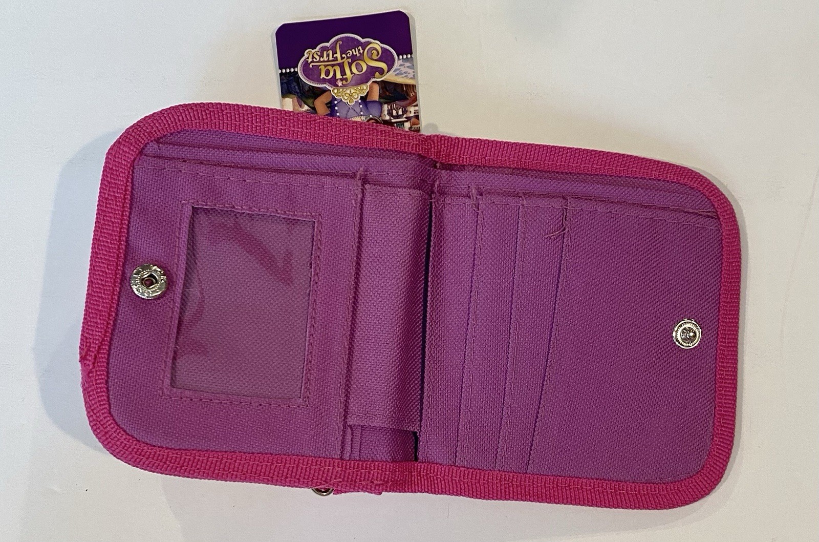 Disney SOFIA the FIRST WALLET COIN PURSE Shoulder Bag Card Case Money Holder NEW