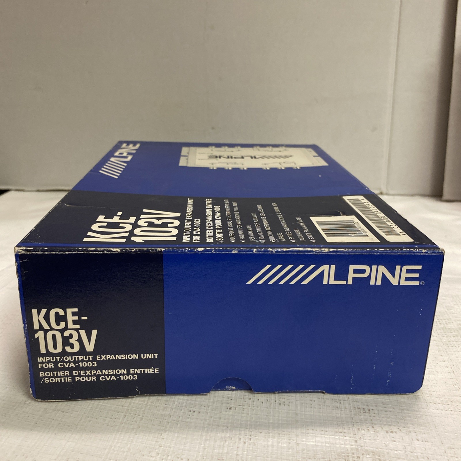 ALPINE KCE-103V car audio, video input/output expansion unit for the CVA-1003