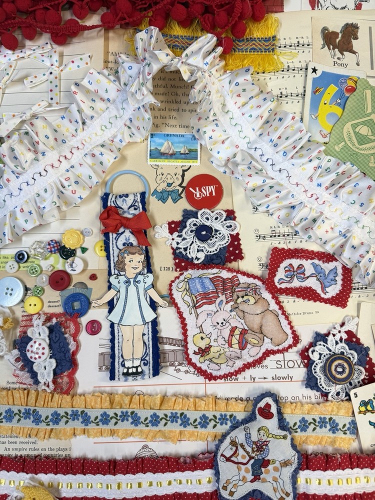 Vintage Childrens Junk Journal Kit
