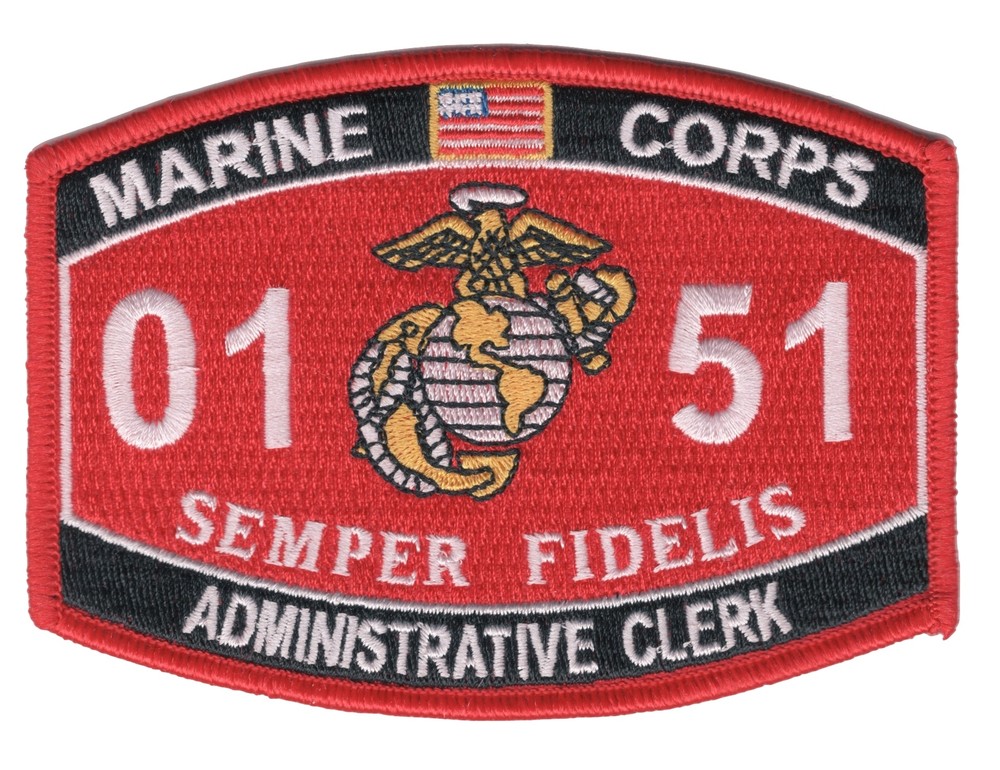 0151 Administrative Clerk MOS Patch