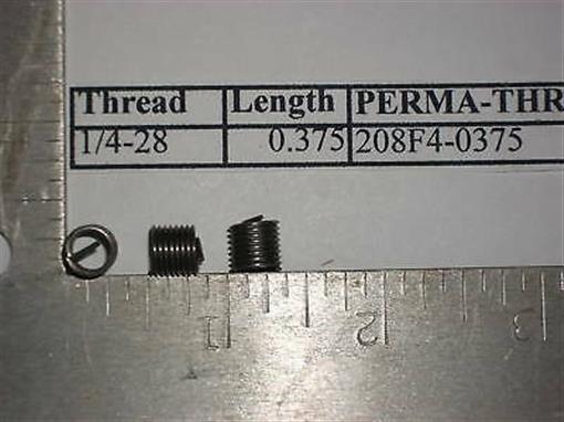 20 NEW 1/4-28 X .375" Helicoil Thread Inserts Stainless
