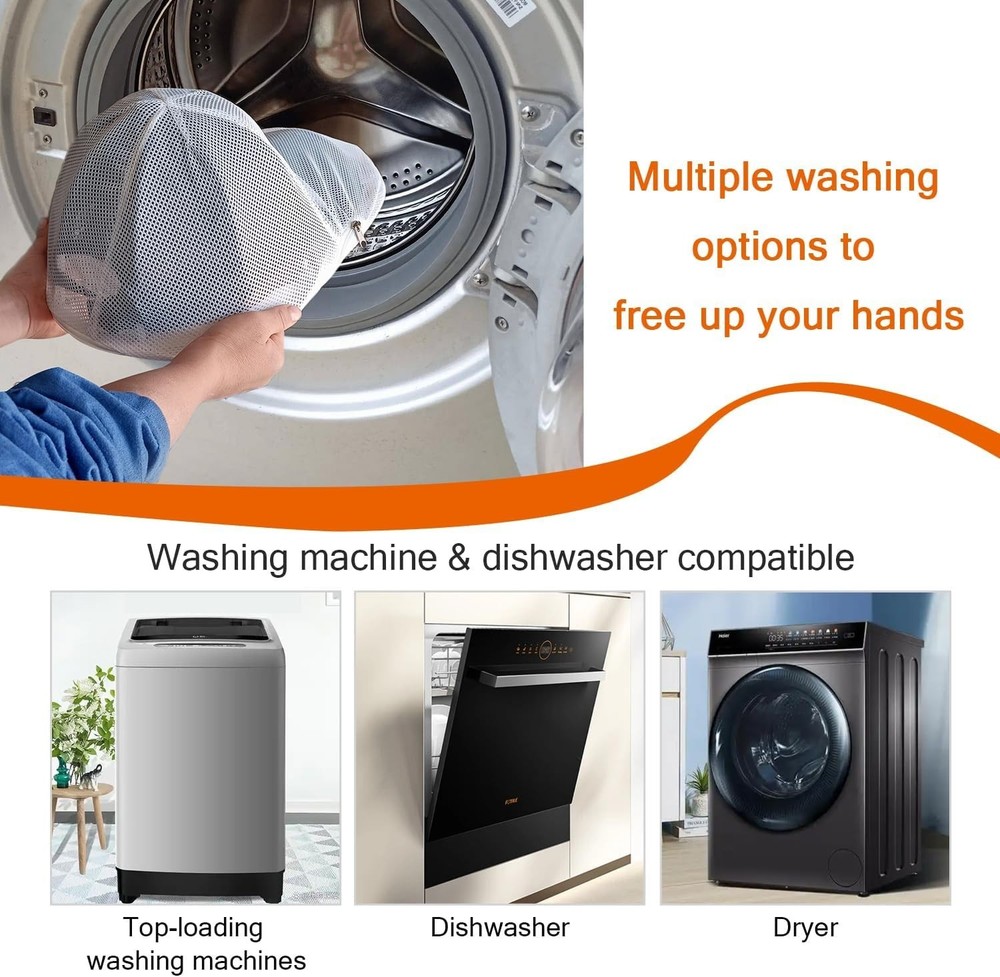 Lightweight and Stackable Hat Washer for Deep Clean and Shape Maintenance