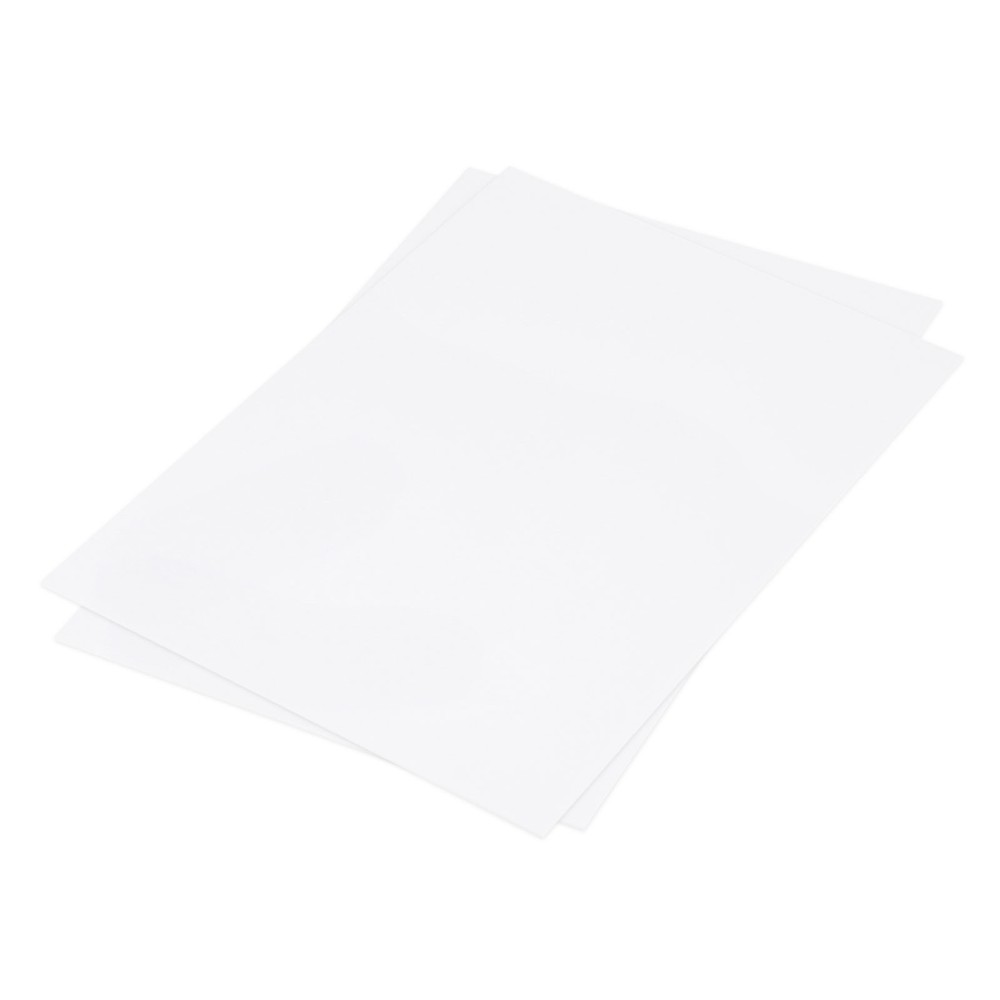 ABS Plastic Sheet 12" x 8" x 0.06" ABS Styrene Sheets White 2 Pcs