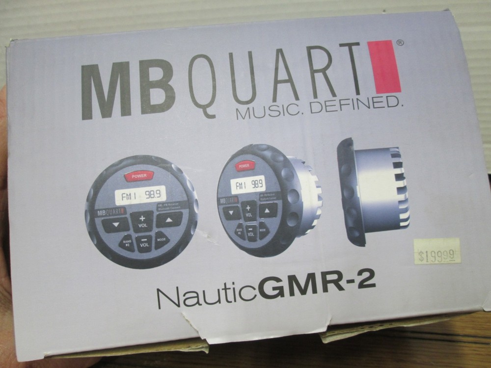MB Quart GMR-2 Nautic 160 Watt Powered Source Unit Bluetooth